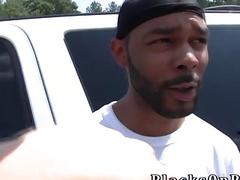 Interracial gay vid with an eager Casey Clays