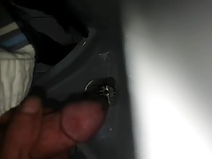my slut jacking off in public for my amusement