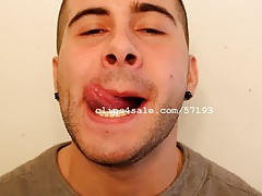 Tongue Fetish - James Mouth Video 4