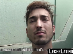 LecheLatinos.com - Amateur twink takes money to let a married man raw fuck his ass