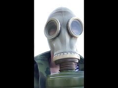 Russian SOLDIER hides in a military bunker and JERKS off his army dick