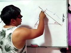 Chinese students getting taught the ropes of sex by their muscular teacher Azaghal