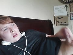 Fat ginger twink jack off cumpilation