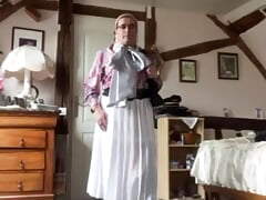 In bourgeois dress