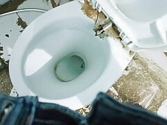 Pissing in my office toilet