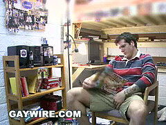 GAYWIRE - Ex bf Parker London Has Phone Sex While Jerking Off In His dorm apartment